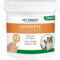 VET`S BEST Clean Eye Finger Wipes Влажные мини-салфетки для очистки глаз собак и кошек