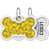 COLLAR Waudog Smart ID Адресник для животных с QR паспортом «Утка»