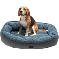 HARLEY AND CHO Лежанка для собак Donut Soft Touch Ocean