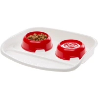 FERPLAST Lindo Tray & Bowls Пластикова таця з мисками для котів та собак