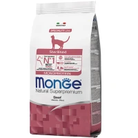 MONGE Cat Sterilised Сухий корм для дорослих стерилізованих котів (з яловичиною)
