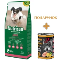 NUTRICAN Adult Сухой корм для взрослых собак всех пород (Курица)