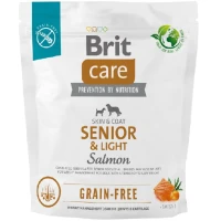 BRIT CARE Senior & Light Salmon Сухий корм для собак похилого віку або з надмірною вагою (з лососем)