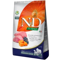 FARMINA Dog N&D Grain Free Pumpkin Lamb & Blueberry Adult Medium&Maxi Беззерновий сухий корм для дорослих собак середніх і великих порід (з ягням)