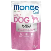 MONGE Dog Grill Влажный корм для взрослых собак всех пород (со свининой)