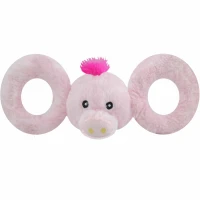 JOLLY PETS Tug-a-Mal Іграшка-пискавка для собак Свинка